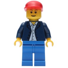 Dark Blue Jacket, Blue Legs, Red Cap (fig-004754)