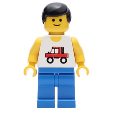Man - With Shirt wit Truck, Blue Legs (fig-004805)