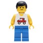 Man - With Shirt wit Truck, Blue Legs