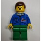 Man - Blue Jacket, Green Legs