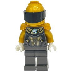 Astronaut, Pearl Titanium Spacesuit, Pearl Gold Epaulette and Helmet (fig-004832)