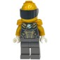 Astronaut, Pearl Titanium Spacesuit, Pearl Gold Epaulette and Helmet