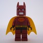 Batman, Dark Red Suit, Bright Light Orange Cape, Dark Red Cowl (Firestarter Outfit)
