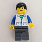 Man - White Jacket, Dark Gray Legs