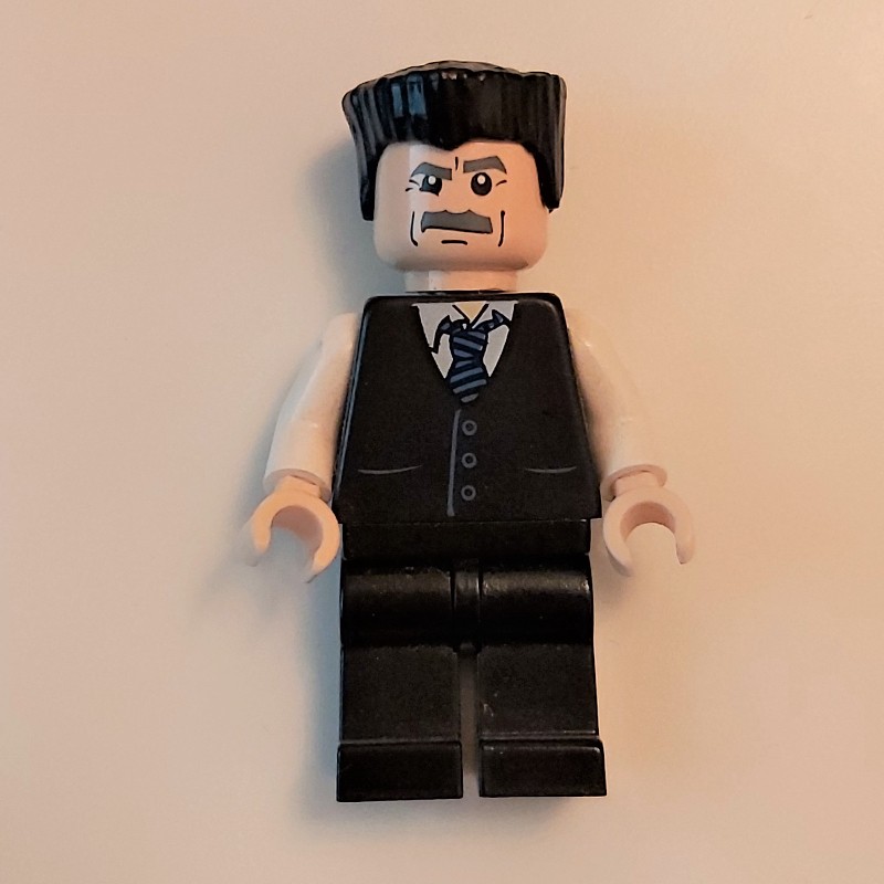 LEGO Set fig-004948 J. Jonah Jameson with Black Hair and Black Suit ...