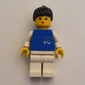 TV Worker - Blue Torso, White Legs, Female