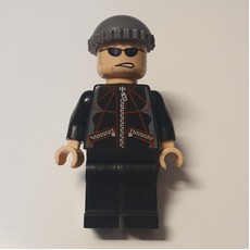 Jewel Thief with Black Jacket and Dark Bluish Gray Hat (fig-004964)
