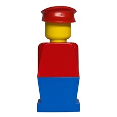 LEGOLAND Red Torso, Blue Legs, Red Hat (fig-004968)