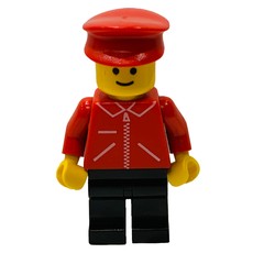 Man - Red Jacket, Black Legs. Red Hat (fig-004972)