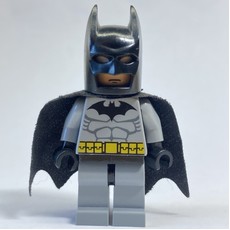 Batman, Light Bluish Gray Suit, Black Cape and Cowl, Light Nougat Head (fig-004976)