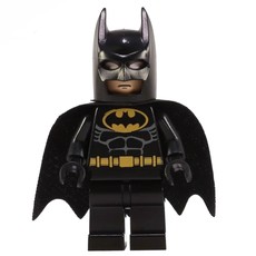 Batman, Black Suit, Black Cape and Cowl, Gold Batman Logo (56630 Cape) (fig-004980)