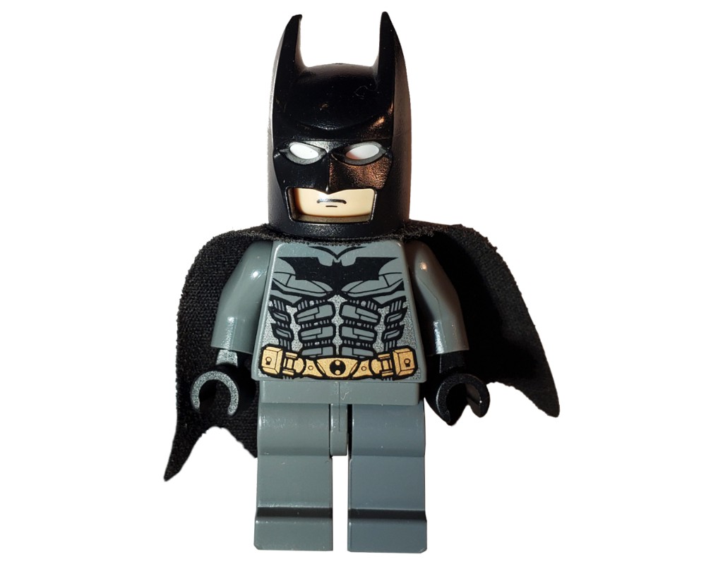 LEGO Set fig-004986 Batman, Dark Bluish Gray Suit, Black Cape and Cowl ...