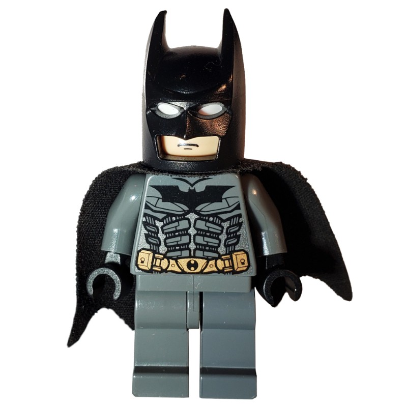 LEGO Set fig-004986 Batman, Dark Bluish Gray Suit, Black Cape and Cowl ...