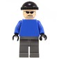 Mr. Freeze's Henchman with Plain Blue Torso