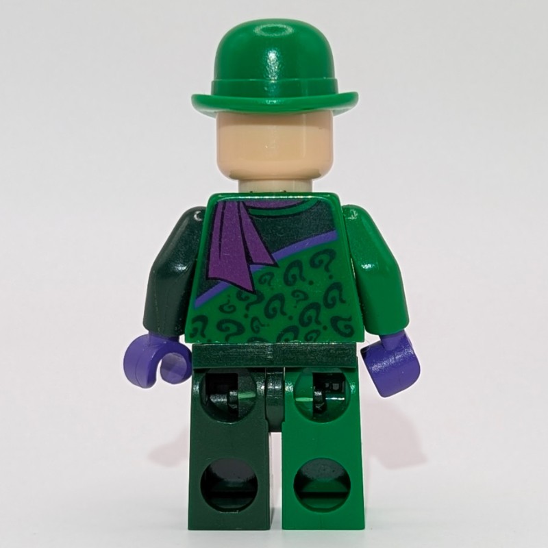LEGO Set fig-005012 The Riddler in Green and Dark Green Outfit with ...