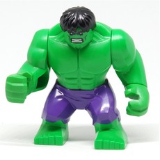 Hulk (Big Fig), Black Hair, Dark Purple Pants (fig-005036)