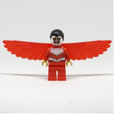 Falcon in Red and White Outfit (fig-005037)