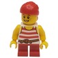 Pirate - Short Red Legs, Red Bandana