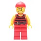 Pirate - Red Stripes, Red Legs, Red Bandana