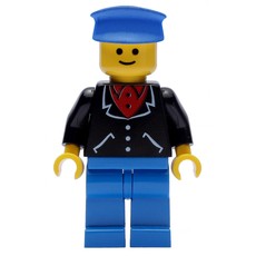 Man - Black Jacket, Blue Legs, Blue Hat (fig-005106)