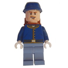 Cavalry Soldier - Crooked Open Smile, Backpack (fig-005163)