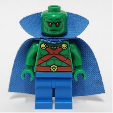 Martian Manhunter (J'onn J'onzz) with Blue Cape and Collar (fig-005252)