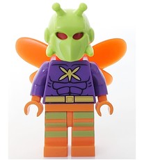 Killer Moth with Helmet Covering Face (fig-005284)