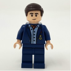 Bruce Wayne, Dark Blue Suit, Dark Brown Hair (60's TV Series) (fig-005292)