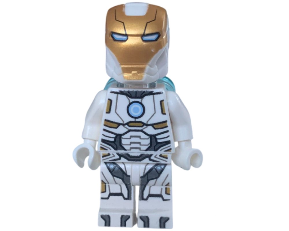 LEGO Set fig-005309 Iron Man Mark 39 Armor, White Space Suit