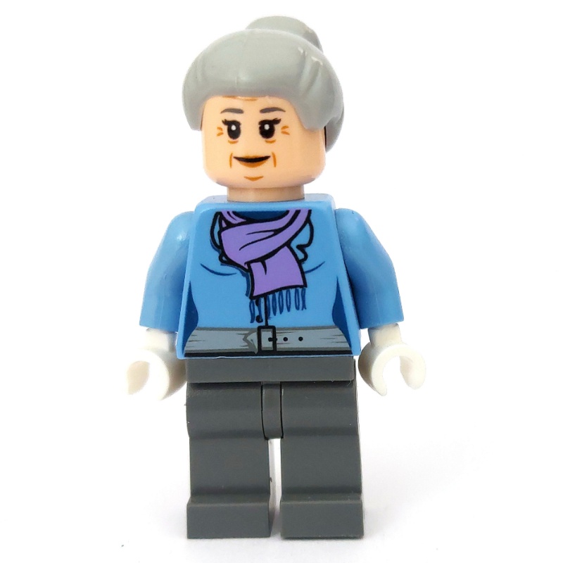 LEGO Set fig-005329 Aunt May with Medium Lavender Scarf | Rebrickable ...