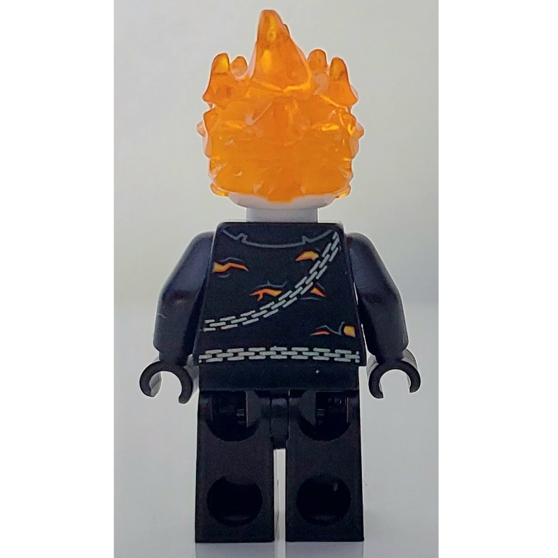 LEGO Set fig-005337 Ghost Rider, White Head, Torn Jacket | Rebrickable ...