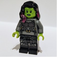 Gamora in Dark Bluish Gray and Silver Outfit (fig-005390)