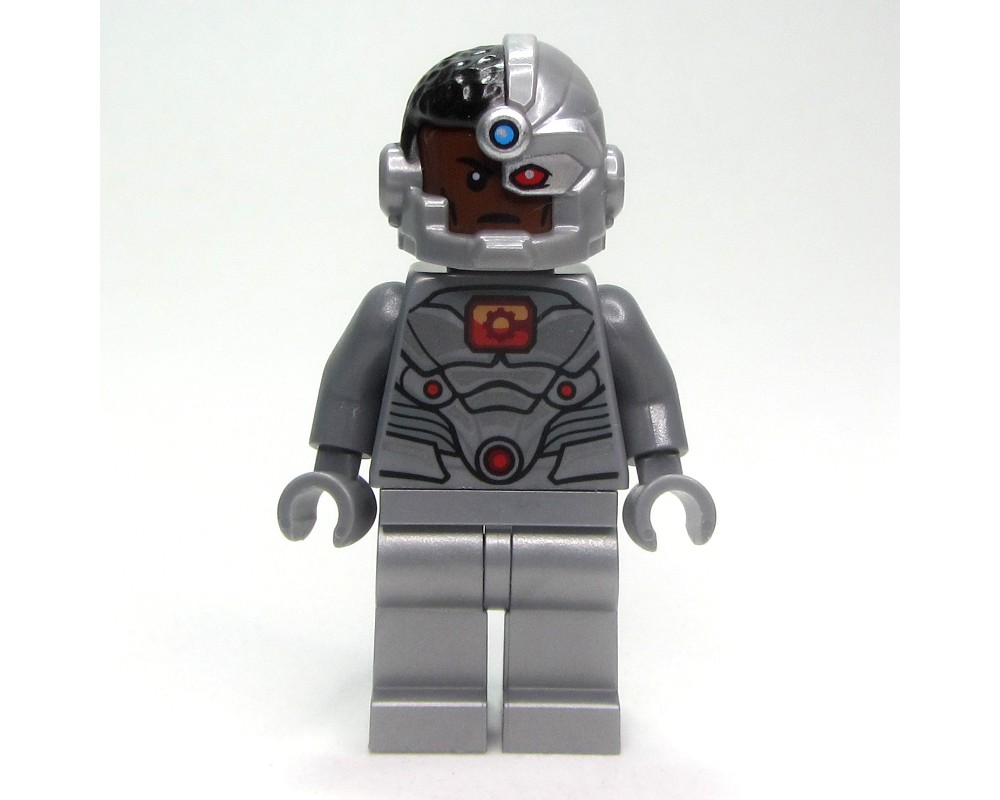 LEGO Set fig-005407 Cyborg with Red and Orange Chest | Rebrickable ...