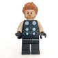 Thor with 6 Silver Circles on Chest and Medium Nougat Hair