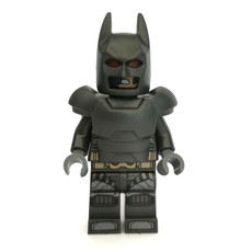 Batman, Pearl Titanium Suit, Pearl Dark Gray Cowl, Armor, Dark Bluish Gray Head (fig-005450)