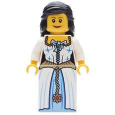 Maiden - Black Hair, One-sided Head (fig-005517)
