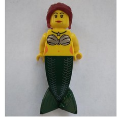 Mermaid - Dark Red Hair (fig-005551)