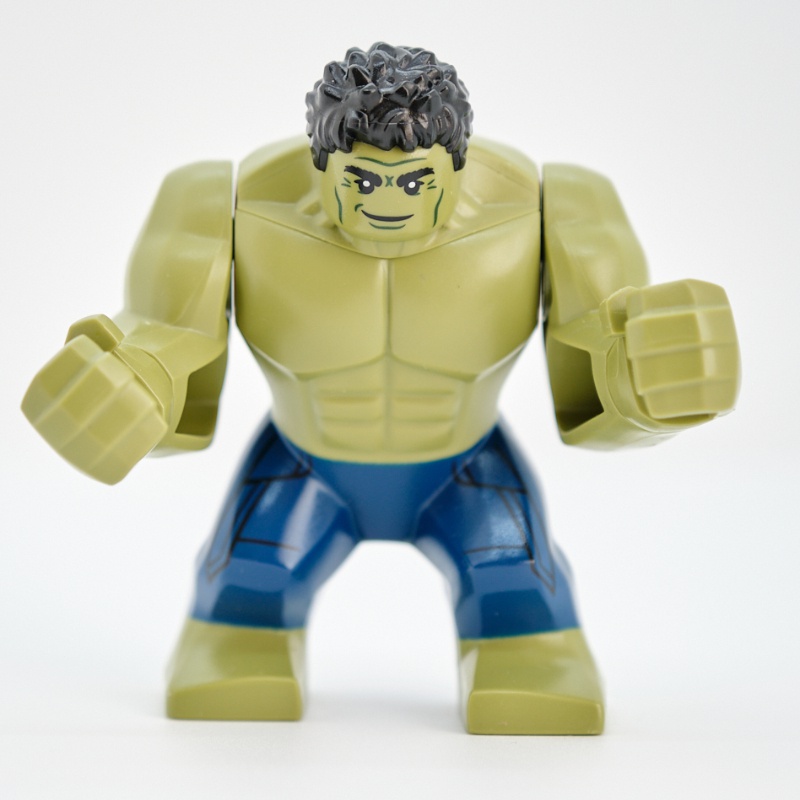 Lego Hulk 76131 Black Hair Dark Blue Pants Super Heroes Minifigure