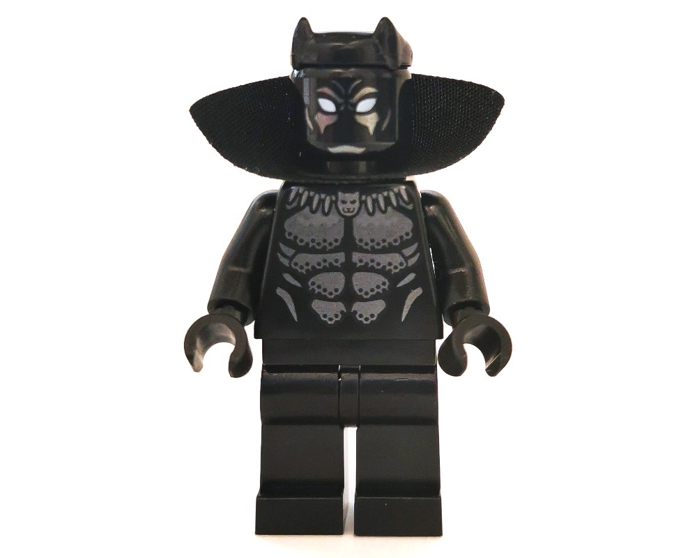 LEGO Set fig 005589 Black Panther with Collar Rebrickable