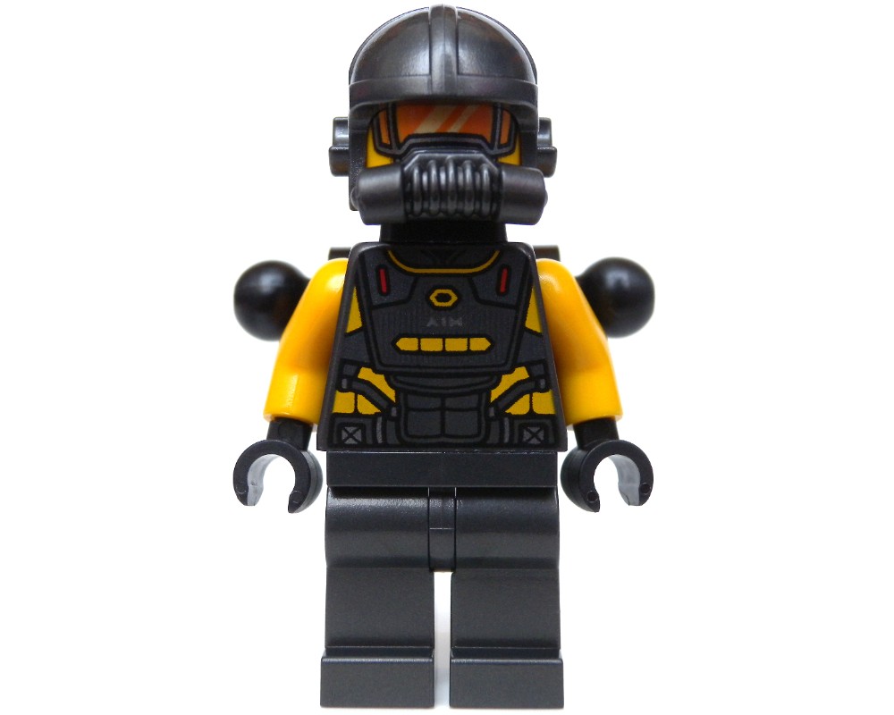 LEGO Set fig-005590 AIM Agent with Backpack, Pins | Rebrickable - Build ...