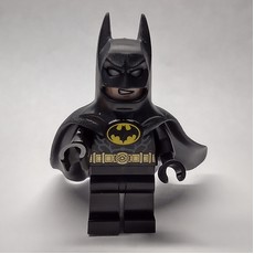 Batman, Black Suit, Black Cape and Cowl (Rubber), White Headband (fig-005594)