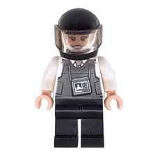Armored Truck Driver with Helmet (fig-005602)