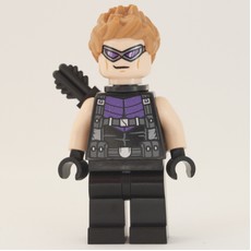 Hawkeye in Black and Dark Purple Outfit with Dark Purple Goggles, and Quiver (fig-005605)