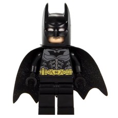 Batman, Black Suit, Black Cape and Cowl, Yellow Utility Belt, Black Batman Logo (fig-005622)