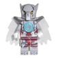 Worriz with Flat Silver Shoulder Armor, and Cape