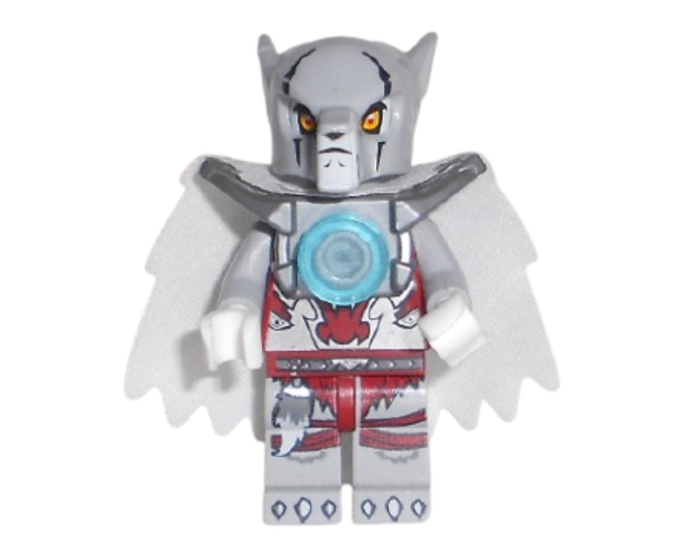 LEGO Set fig-005640 Worriz with Flat Silver Shoulder Armor, and 