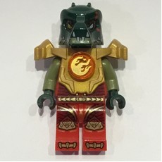 Cragger with Shoulder Armor and Fire Chi (fig-005693)