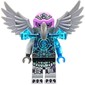 Vardy with Trans-Light Blue Shoulder Armor (with 15712 Tile with Clip)