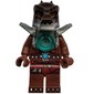 Crug with Flat Silver Shoulder Armor