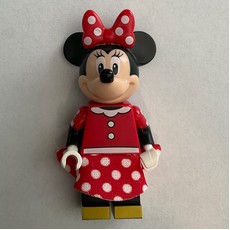 Minnie Mouse with Red with White Spots Skirt and Bow (fig-005748)